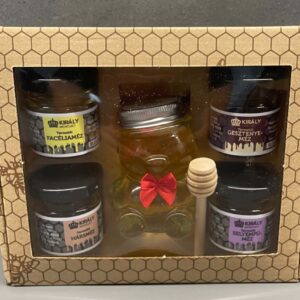 Mézes ajándékcsomag 4x50gr és 1x100gr maci